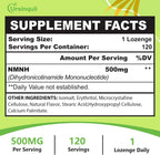 Sublingual NMNH 500mg - 120 Comprimidos - Suplemento de Dihidronicotinamida Mononucleótido