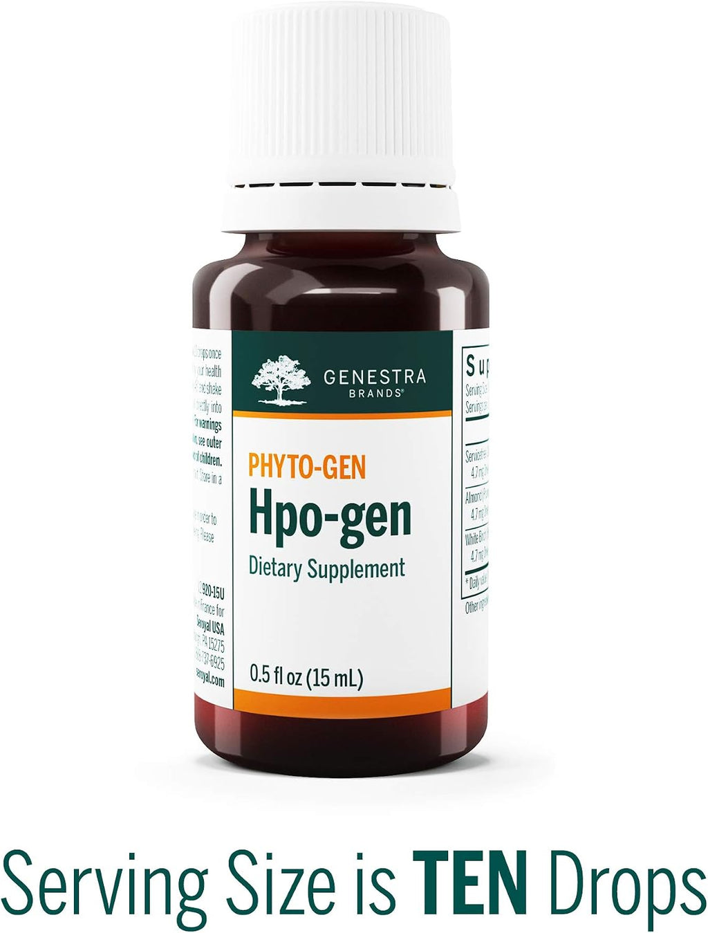 Genestra Brands Hpo-gen | Suplemento Herbal de Almendro, Abedul y Serbal | 15 ml