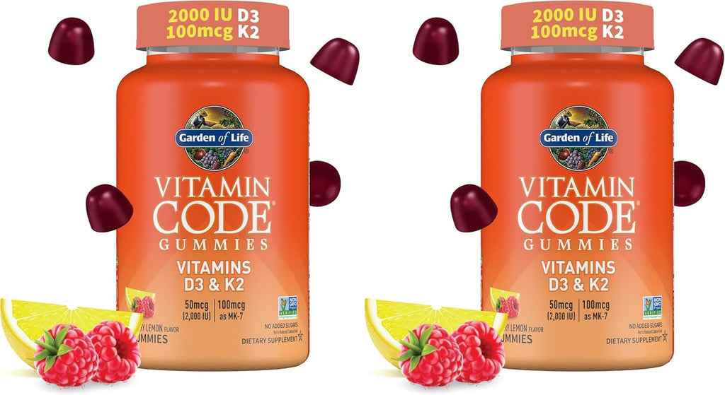 Garden of Life Vitamin Code D3 & K2 Gominolas, 45 gominolas