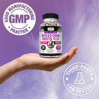 Kaya Naturals Myo y D-Chiro Inositol Plus para Mujeres, Vitamina B8 - 30 Cápsulas