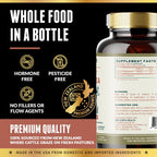 One Earth Health Tráquea de Res 100% Pasto Alimentado - 3000mg, 200 Cápsulas