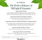 Shaklee - Complejo B - Impulso de Energía con Sistema de Absorción Bioactivada Patentado - Vitaminas B para el Bienestar - Apoya la Energía, Salud Cardiovascular y Cerebral - 240 Comprimidos