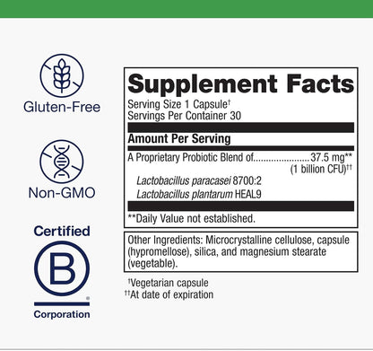 Metagenics UltraFlora Immune Booster Probiótico - Apoyo Inmunitario Diario - 30 Cápsulas Vegetarianas – Image 4