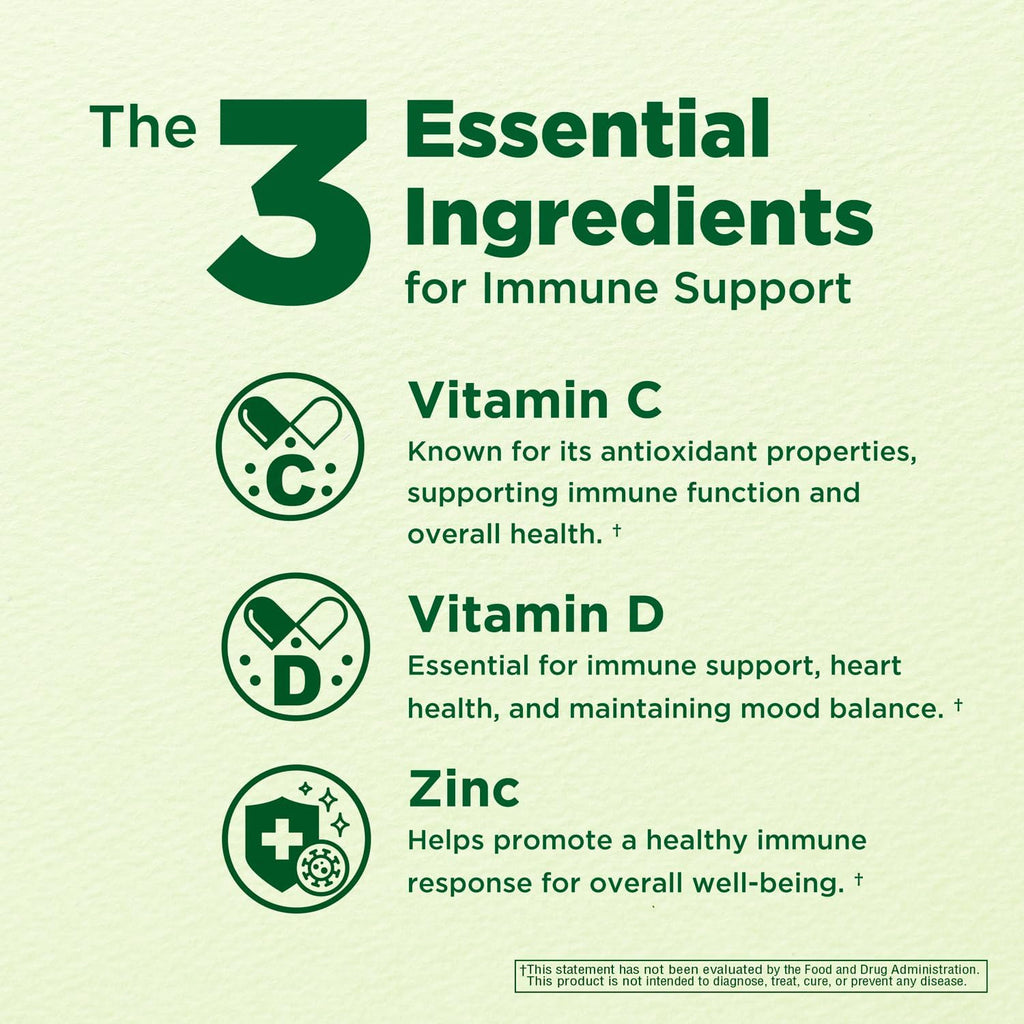Immune Boost Complex – Vitamina C 900mg, D3 2500 UI y Zinc 25mg – Apoyo al Sistema Inmunitario – 60 Cápsulas Vegetales – Innervis Nutrition