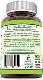 Herbal Secrets Albahaca Sagrada – 1000 mg por dosis – 240 Cápsulas Veganas