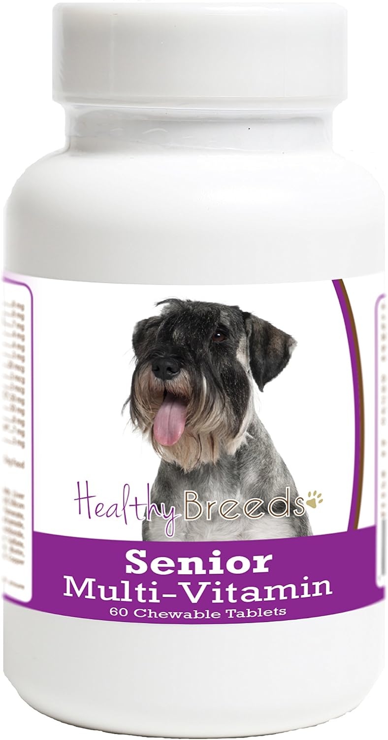 Healthy Breeds Standard Schnauzer Senior Dog Multivitamin Tablets 60 Count