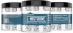 Earthborn Elements L-Histidine 200 Cápsulas, Puro y Sin Diluir, Sin Aditivos