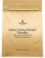 PURE ORIGINAL INGREDIENTS Polvo de Camu Camu - Fuente Natural de Vitamina C (227 g)
