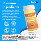 KefirLab Probiotics 100 Billion CFU - 36 Strains - Vegan & Organic - Dreamsicle (16-Pack)