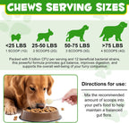Probióticos en Polvo para Perros - Suplemento Digestivo con Prebióticos y Enzimas - 120 Dosis