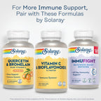 SOLARAY Vitamin C 500mg with Citrus Bioflavonoids - 250 Vegan Capsules