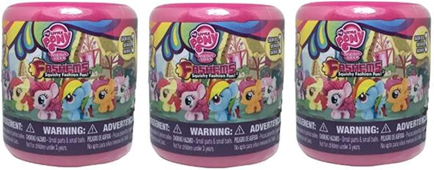 My Little Pony Fash'Ems Series 3 Blind Pack Capsule - 3 Pack (3 Capsules)