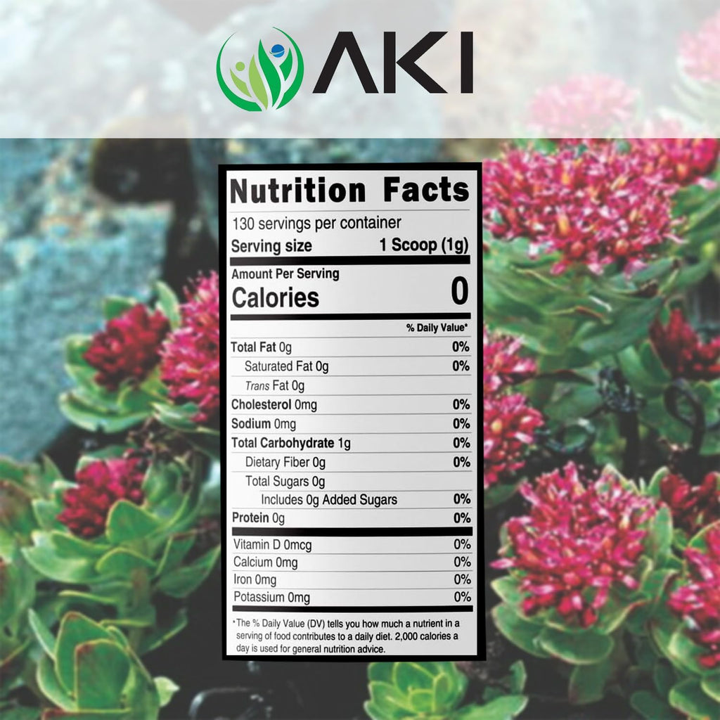 Rhodiola Rosea en Polvo (130g) - AKI