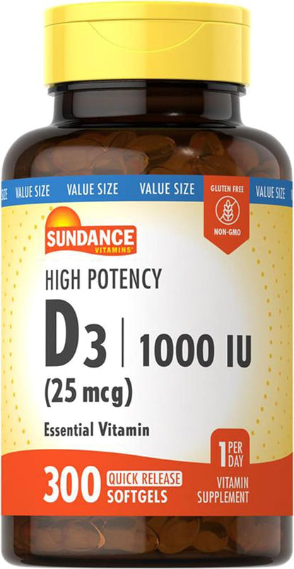 Sundance Vitamina D3 2000 UI | 60 Cápsulas – Mantenimiento de los niveles normales de calcio en sangre: Esencial – Image 7