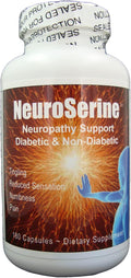NeuroSerine - Fórmula de Apoyo Nervioso con Ingredientes Naturales, 180 Cápsulas Veganas