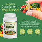 BioSource Labs Vibrant Life Multivitamin with Probiotics and Digestive Enzymes - 30 Day