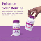 BariMelts Vitamina B1 - 90 Comprimidos de Disolución Rápida (Suministro para 3 Meses) - Sin Azúcar, Sabor Natural a Bayas