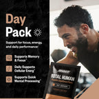 ONNIT Total Human Multivitamínico Diario Completo – Paquetes Día y Noche para Hombres y Mujeres, 60 Paquetes (30 Días)
