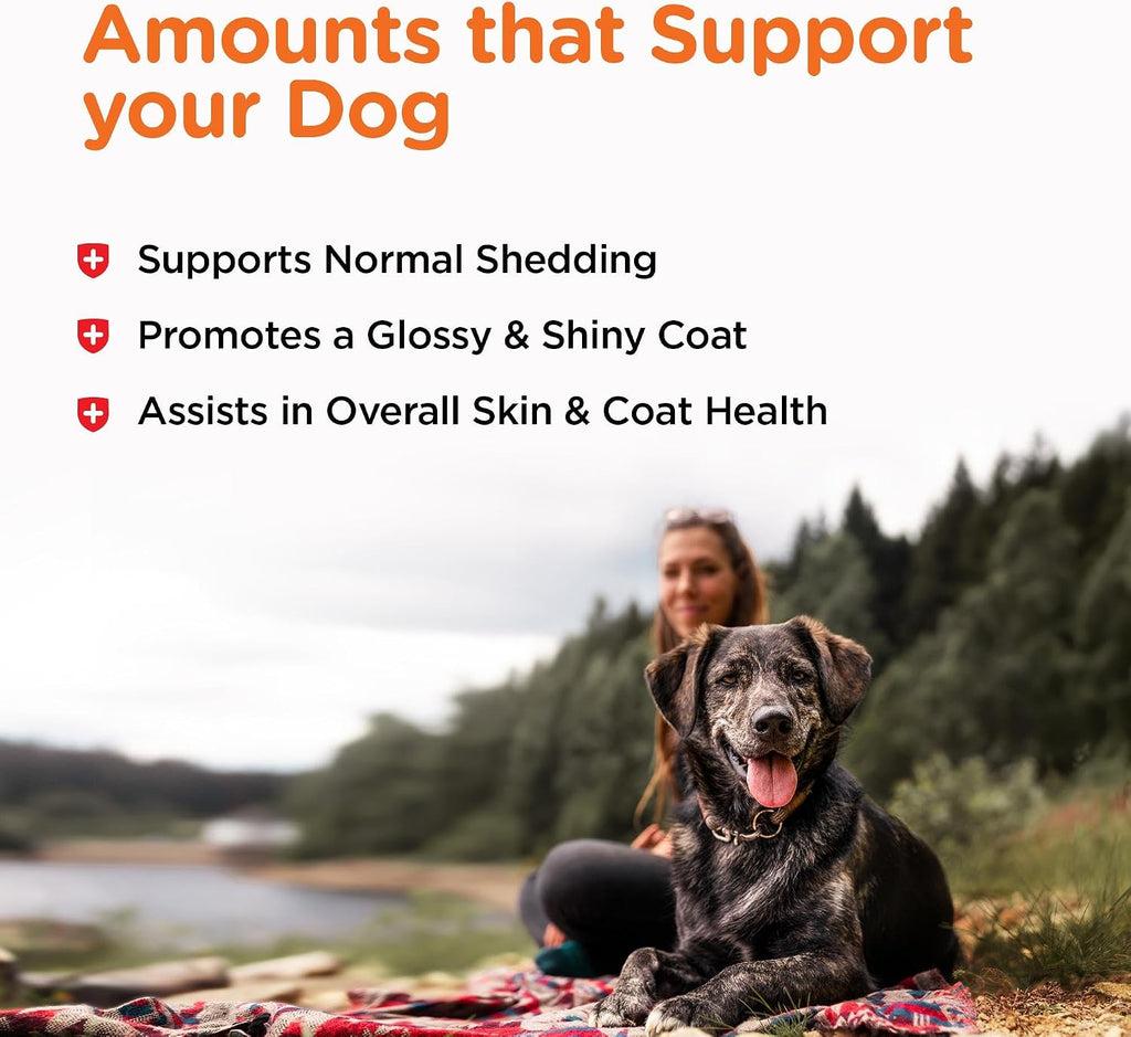 Nutri-Vet Aceite de Pescado para Perros - Suplemento Omega 3 con EPA y DHA, 100 Cápsulas Blandas