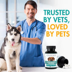 AminAmend Suplemento Muscular para Perros Grandes – CaHMB y Vitamina D3, 30 cápsulas