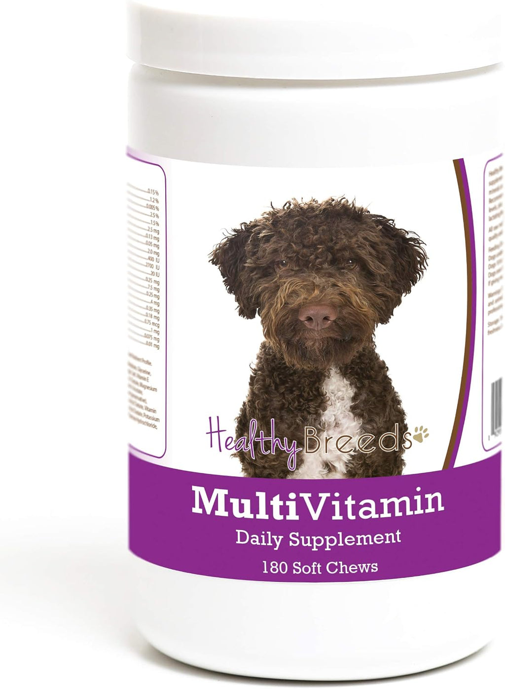 Healthy Breeds Lagotti Romagnoli Multivitamin Soft Chew para Perros 180 Unidades