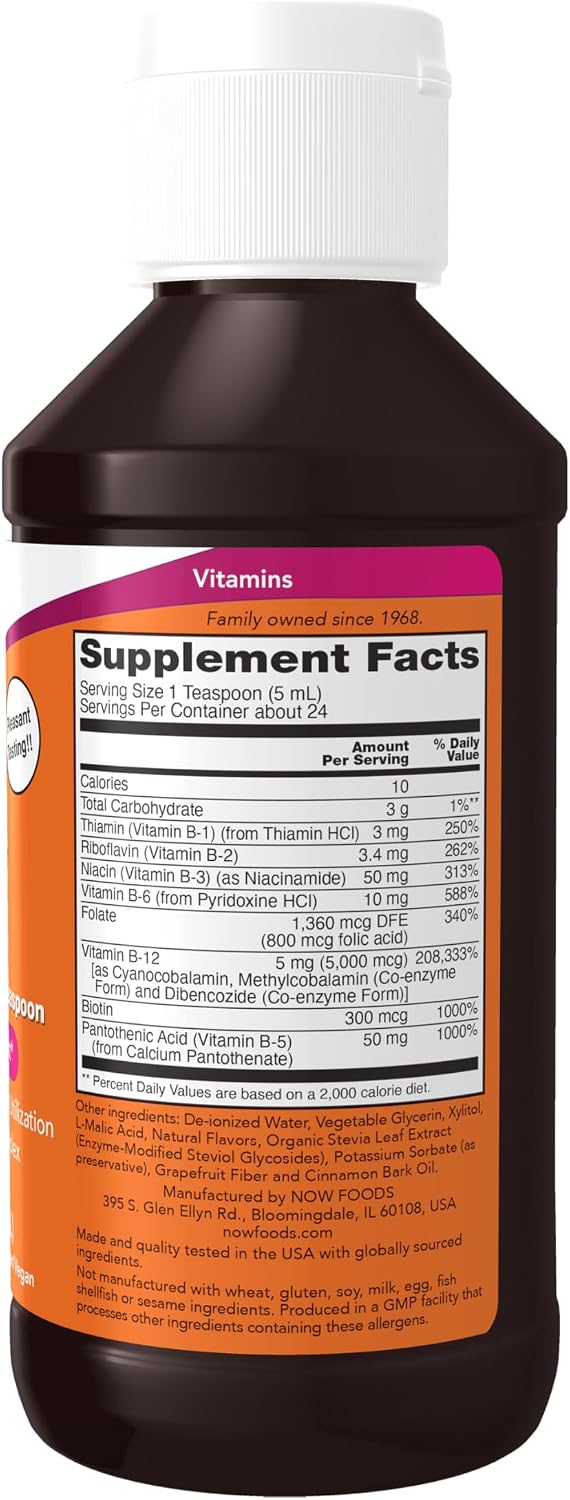 NOW Foods Ultra B-12 Líquido - 4 oz (118 ml)