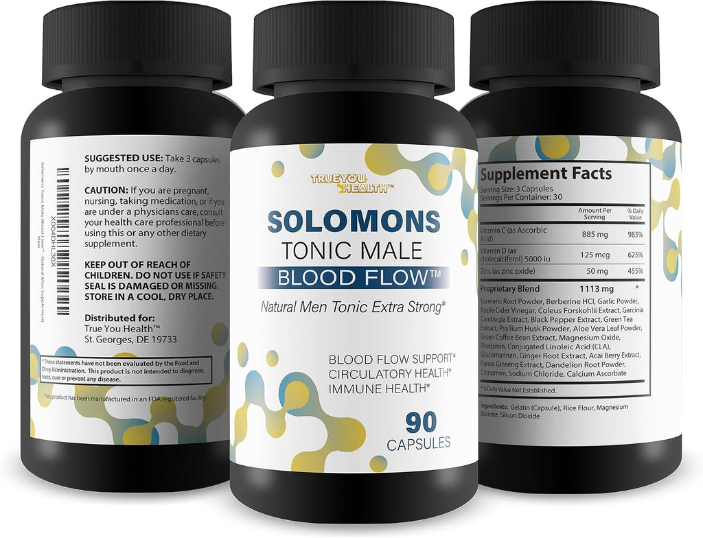 Solomons Tonic – Suplemento de Circulación Sanguínea para Hombres