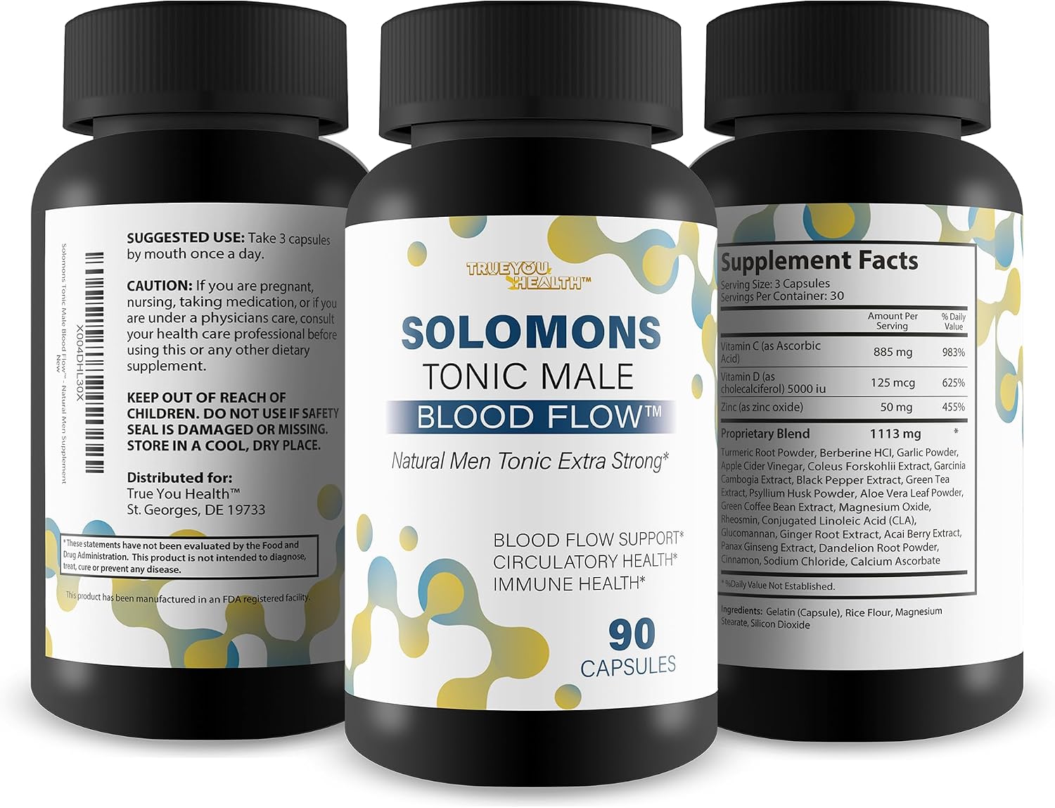 Solomons Tonic – Suplemento de Circulación Sanguínea para Hombres