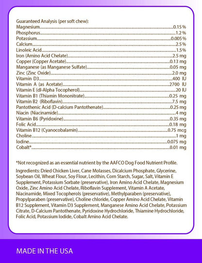 Healthy Breeds Brussels Griffon Multivitamin Soft Chew for Dogs 180 Count – Image 2