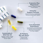 Planet 3 Vitamin Packs - Paquetes diarios de vitaminas para hombres y mujeres - 120 paquetes