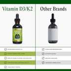 Go Nutrients Gotas Líquidas de Vitamina D3 y K2 MK-7, 30 ml