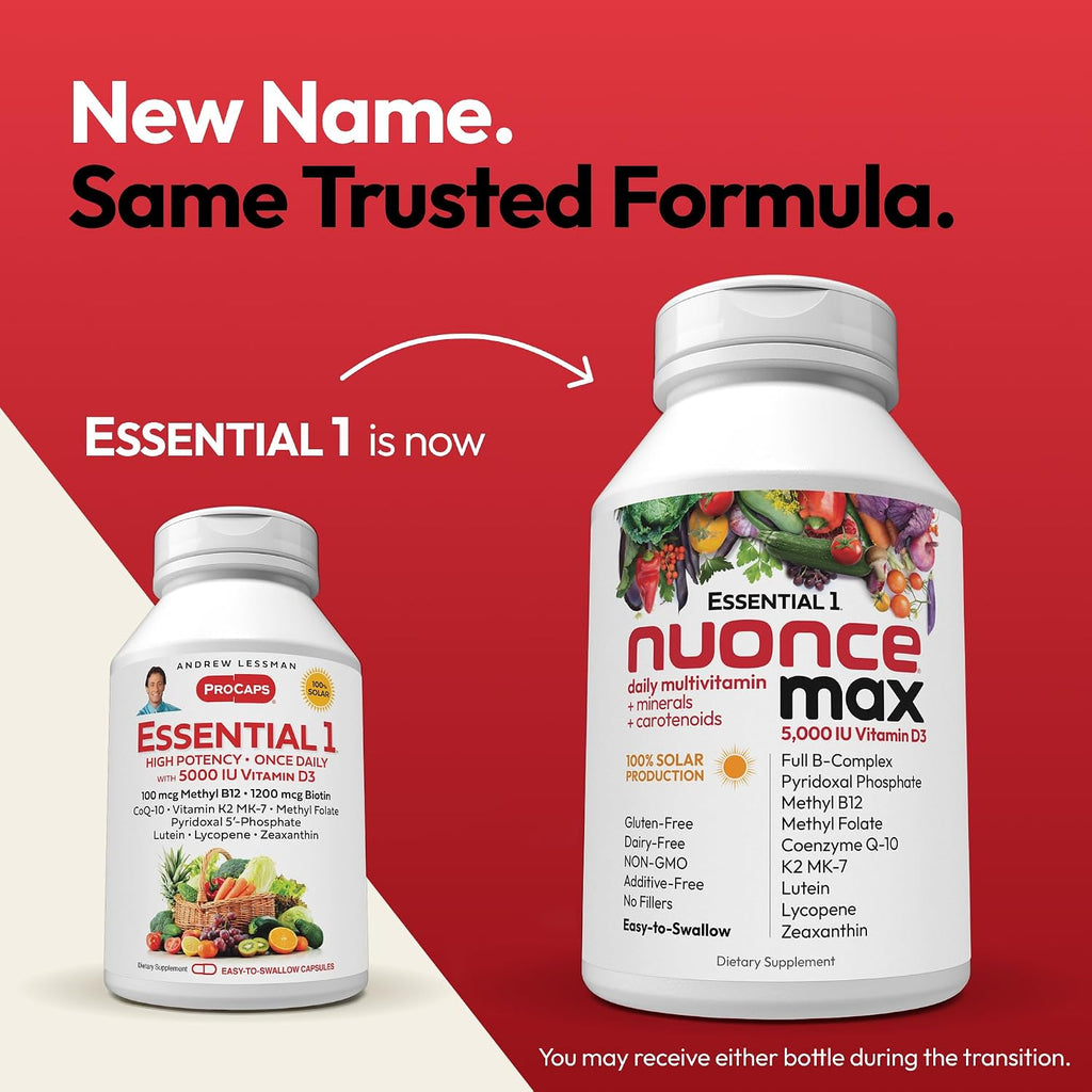 ANDREW LESSMAN Essential-1 nuonce max Multivitamínico - 60 Cápsulas