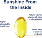 Carlson Vitamin D3, 4000 IU (100 mcg), 360 Softgels - Bone and Immune Health