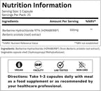 Berberina HCl 97% Pura 500mg - HIMABERB™ - 21 Cápsulas (Trial Pack)