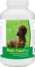 Healthy Breeds Dachshund Multi-Tabs Plus Comprimidos Masticables para Perros, 180 unidades
