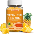 SmildeHeal Vitamin B2 Gummies - Riboflavina 400mg con Magnesio - 60 Gominolas Veganas