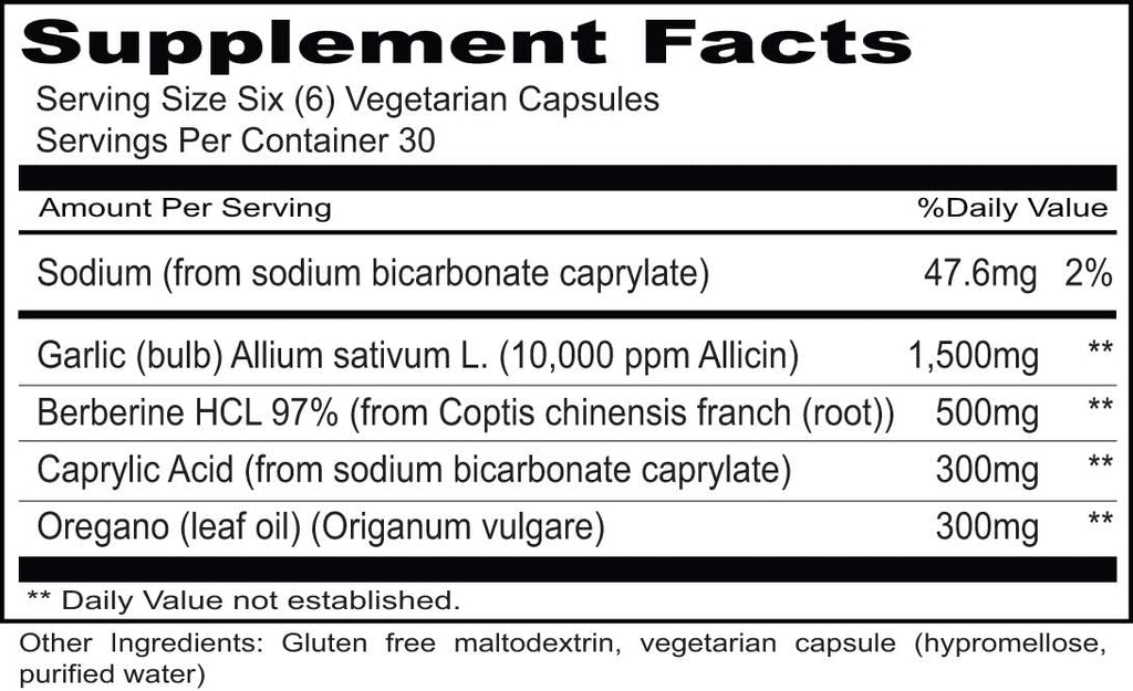 Priority One Vitamins SIBOtic™ (180 Cápsulas) - Fórmula Clínica para el Equilibrio Bacteriano Intestinal