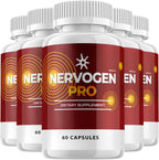 Nervogen Pro Cápsulas para Neuropatía con Vitamina C y Zinc - Complemento Alimenticio (300 Cápsulas)