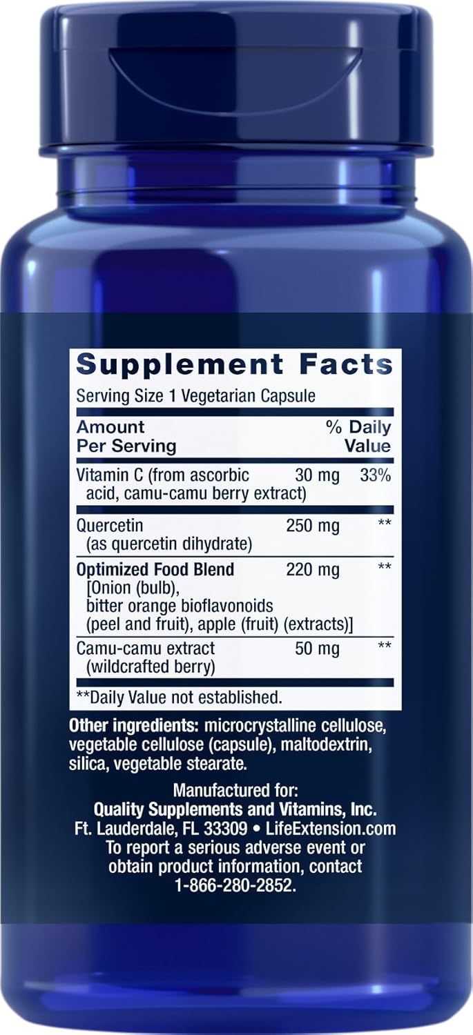 Life Extension Optimized Quercetin, 60 Cápsulas Vegetarianas (Pack de 2)