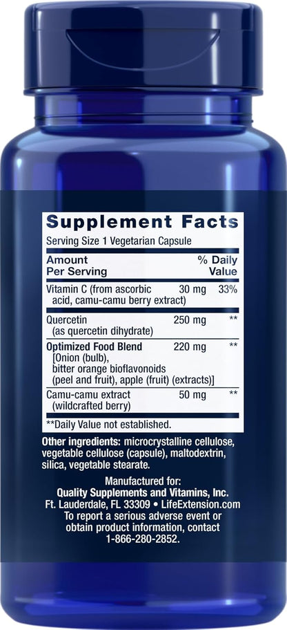 Life Extension Optimized Quercetin, 60 Cápsulas Vegetarianas (Pack de 2) – Image 2