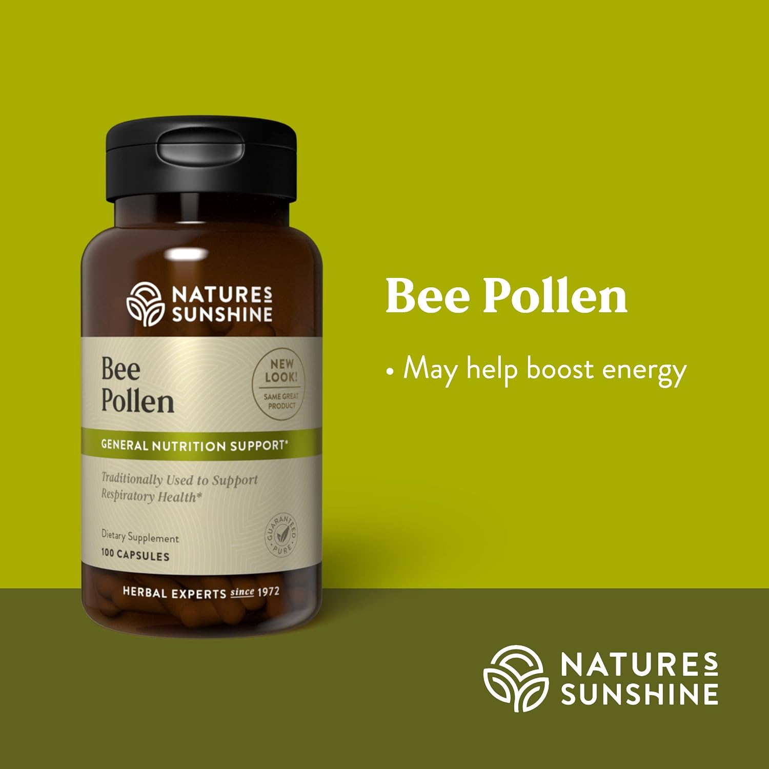 Nature's Sunshine Polen de Abeja, 100 Cápsulas