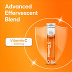 nutrazul Vitamina C 1000mg Comprimidos Efervescentes, Sabor Naranja, 100 Unidades (5x20)