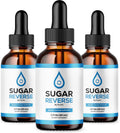 Sugar Reverse Drops, Suplemento Líquido con Cromo, Fórmula Avanzada, 3 Botellas