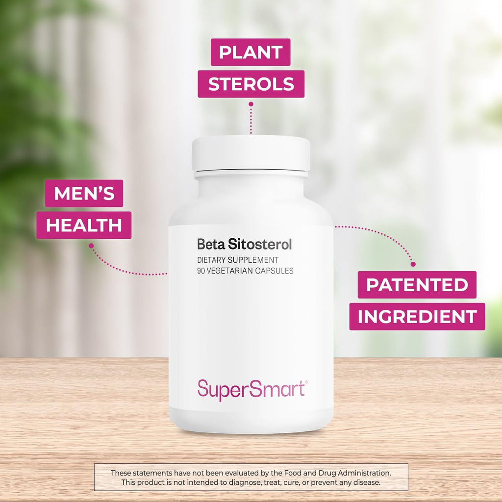 Supersmart Beta-Sitosterol 180mg - 90 Cápsulas Vegetarianas