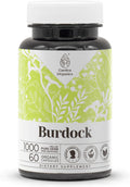 Bardana 60 Cápsulas | Suplemento Herbal de Alta Potencia | Raíz Seca de Arctium lappa