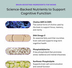 VitaminIQ Mommy Brain Postnatal - 60 Cápsulas - Salud Cognitiva, Estado de Ánimo y Energía