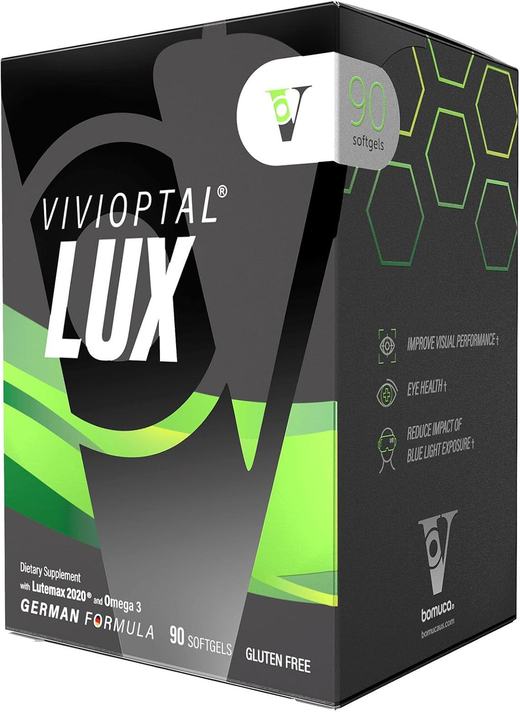 Vivioptal Lux, 90 Cápsulas Blandas - Multivitamínico con Luteína, Zeaxantina y Omega-3
