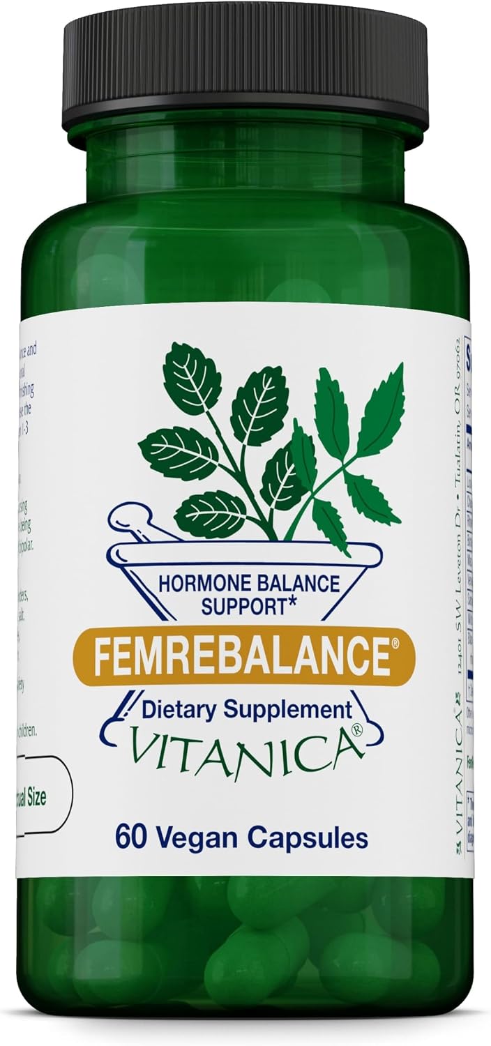 Vitanica FemRebalance – Equilibrio hormonal femenino – 60 cápsulas
