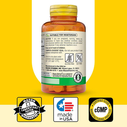 MASON NATURAL Vitamina B1 Tiamina 250 mg, – Consumidores de alcohol: El alcohol puede interferir con la absorción – Image 6