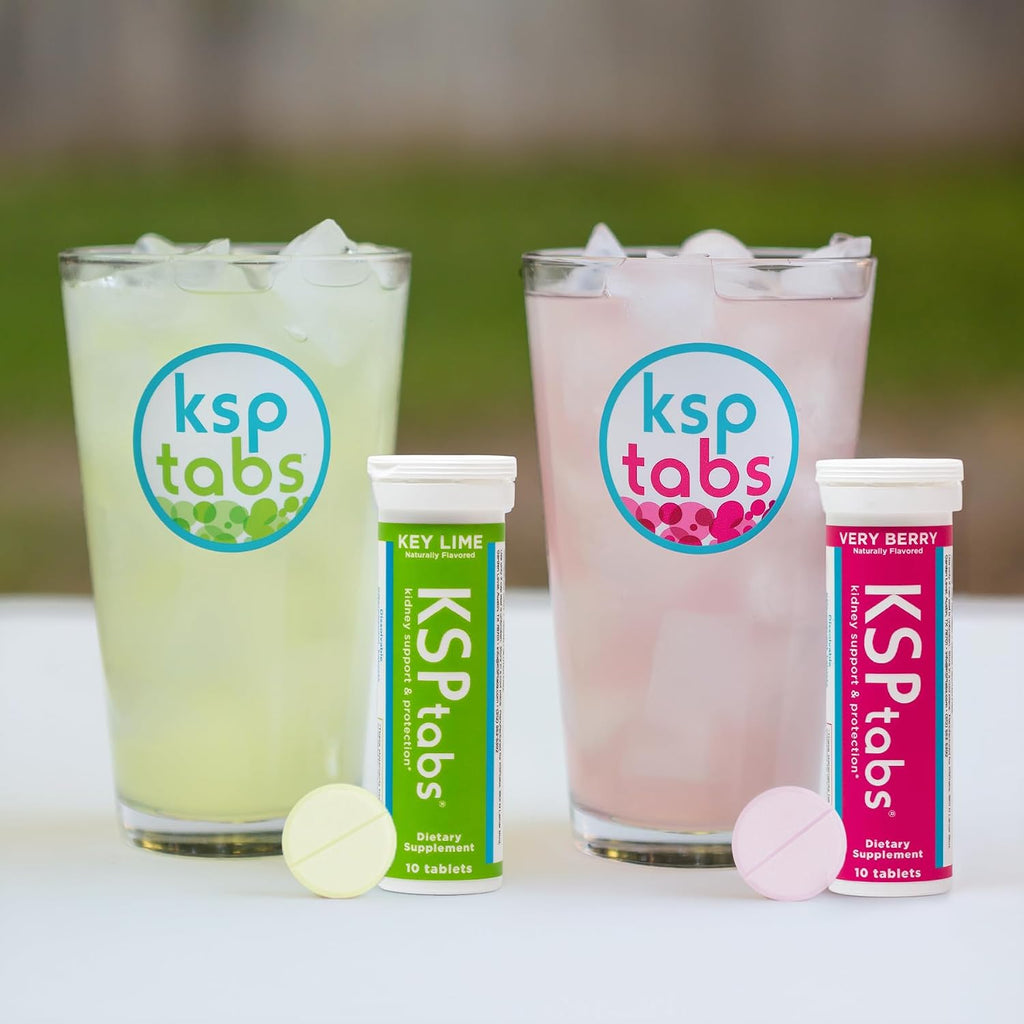 KSPtabs Key Lime - Suplemento natural de hidratación y salud renal, 3 paquetes